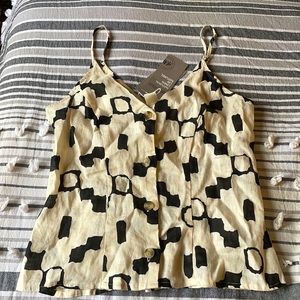 H&M Natural Linen XS blouse